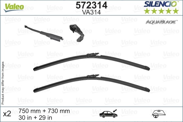 Torkarblad, Fram Valeo 572314 VALEO