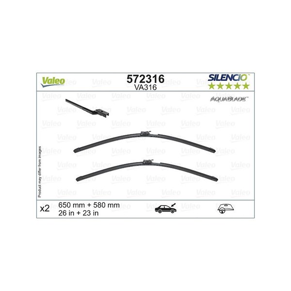 Torkarblad, Fram Valeo 572316 VALEO