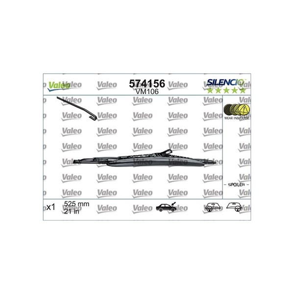 Torkarblad, Förarsida Valeo 574156 VALEO