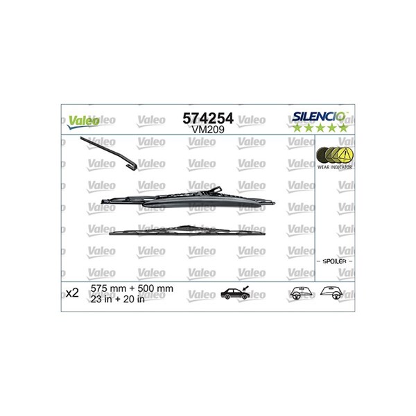 Torkarblad, Fram Valeo 574254 VALEO