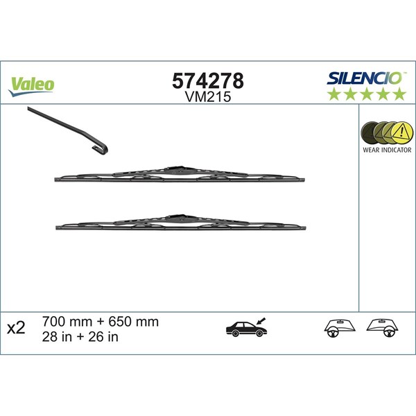 Torkarblad, Fram Valeo 574278 VALEO