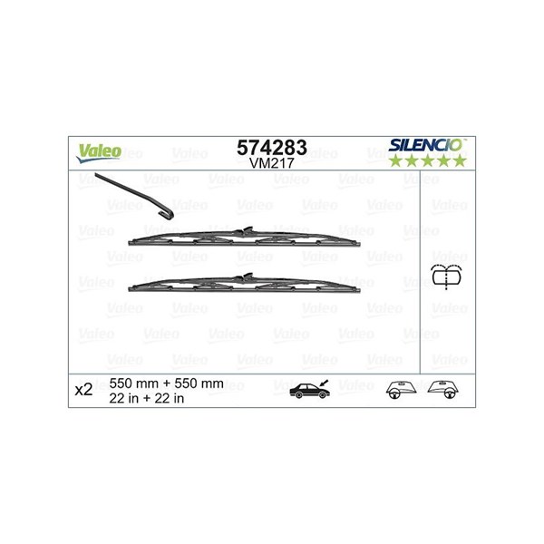 Torkarblad, Fram Valeo 574283 VALEO