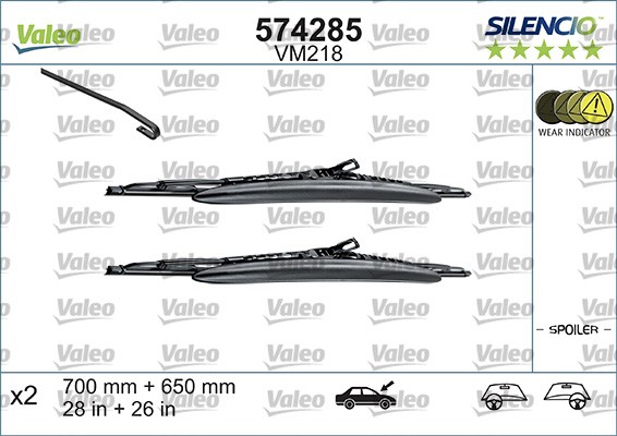 Torkarblad, Fram Valeo 574285 VALEO