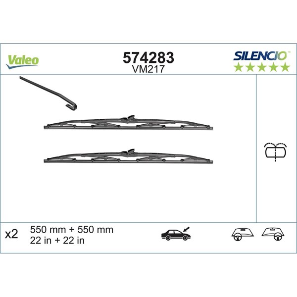 Torkarblad, Fram Valeo 574285 VALEO