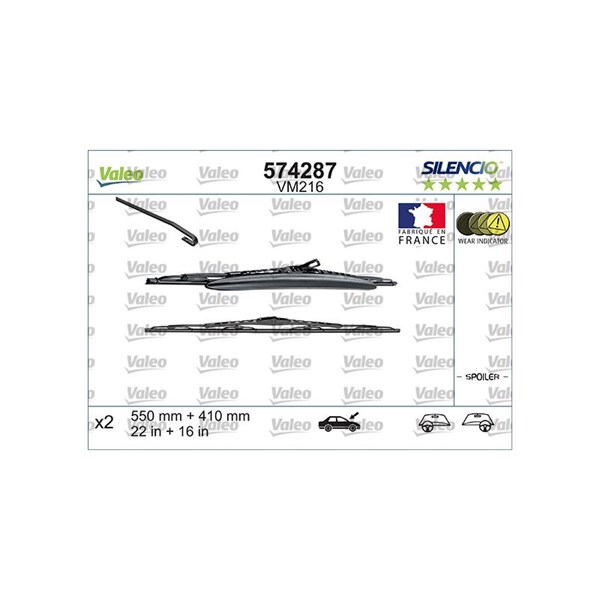Torkarblad, Fram Valeo 574287 VALEO