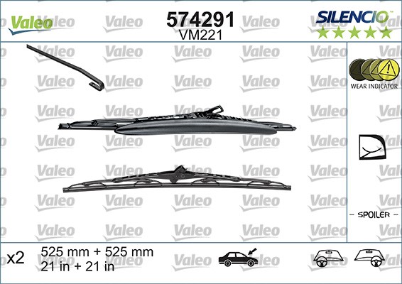 Torkarblad, Fram Valeo 574291 VALEO