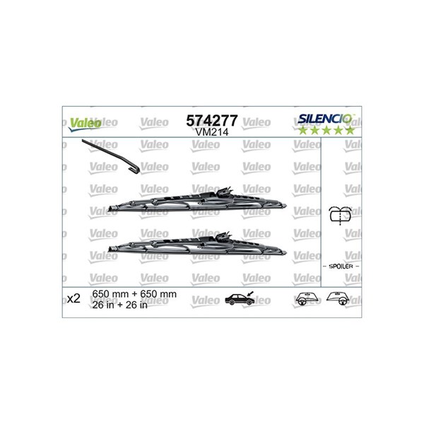 Torkarblad, Fram Valeo 574292 VALEO