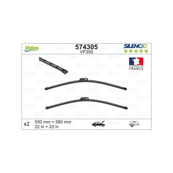Torkarblad, Fram Valeo 574305 VALEO Torkarblad, Fram Valeo 574305 VALEO