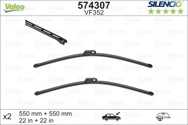 Torkarblad, Fram Valeo 574307 VALEO