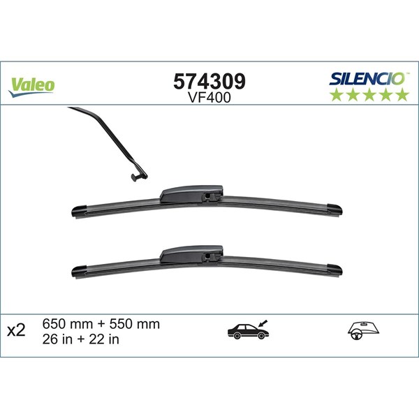Torkarblad, Fram Valeo 574309 VALEO