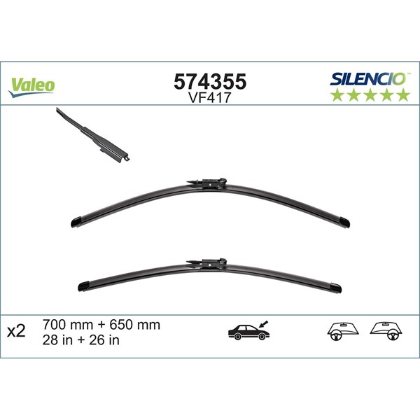 Torkarblad, Fram Valeo 574355 VALEO