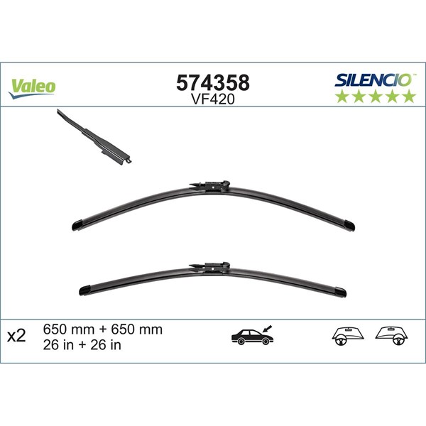 Torkarblad, Fram Valeo 574358 VALEO