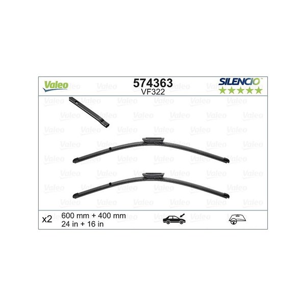 Torkarblad, Fram Valeo 574363 VALEO