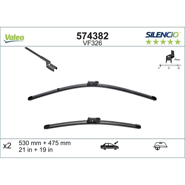 Torkarblad, Fram Valeo 574382 VALEO