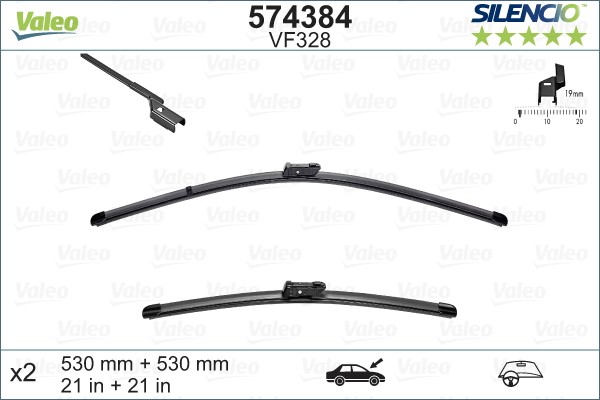 Torkarblad, Fram Valeo 574384 VALEO
