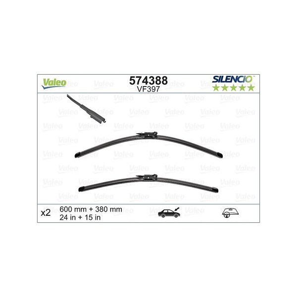 Torkarblad, Fram Valeo 574388 VALEO