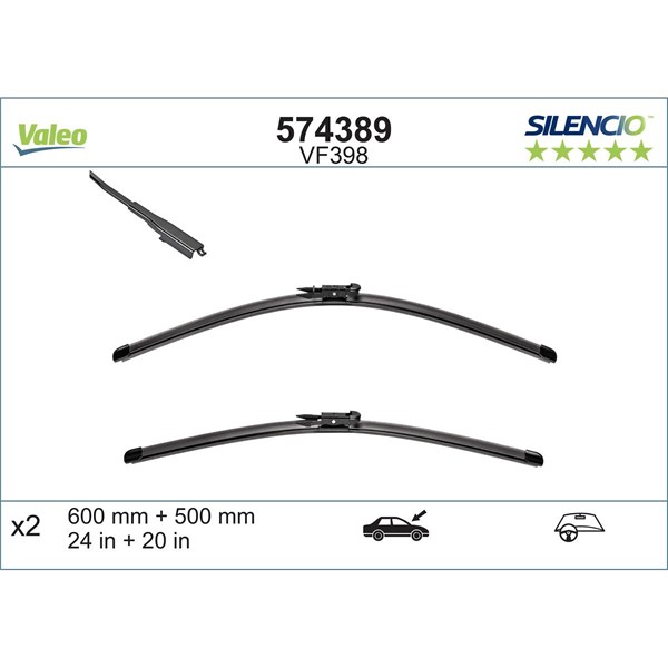 Torkarblad, Fram Valeo 574389 VALEO