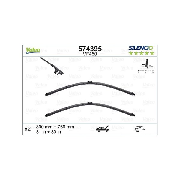 Torkarblad, Fram Valeo 574395 VALEO