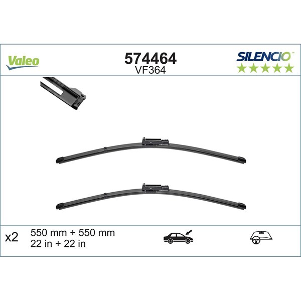 Torkarblad, Fram Valeo 574464 VALEO