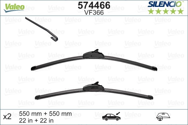 Torkarblad, Fram Valeo 574466 VALEO