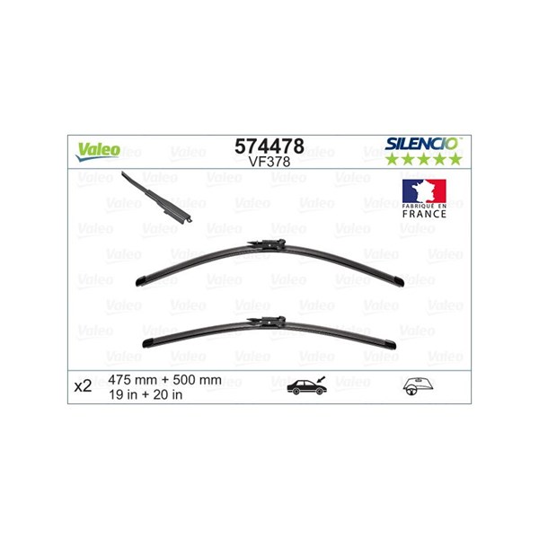 Torkarblad, Fram Valeo 574478 VALEO Torkarblad, Fram Valeo 574478 VALEO