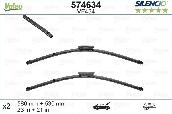 Torkarblad, Fram Valeo 574634 VALEO