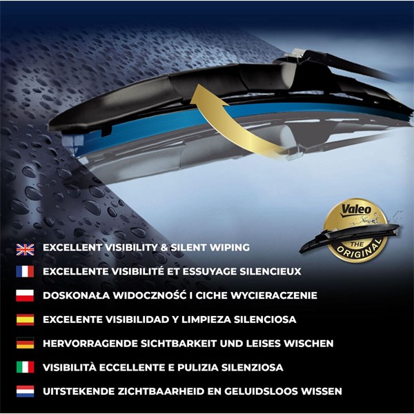 Torkarblad, Förarsida, Passagerarsida Valeo 574726 VALEO Torkarblad, Förarsida, Passagerarsida Valeo 574726 VALEO