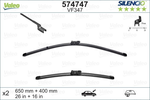 Torkarblad, Fram Valeo 574747 VALEO