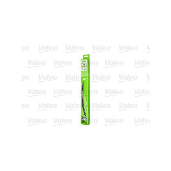 Torkarblad, Bak, Fram, Tvåsidig Valeo Compact 576000 VALEO Torkarblad, Bak, Fram, Tvåsidig Valeo Compact 576000 VALEO