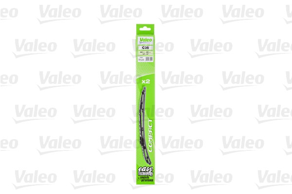 Torkarblad, Bak, Tvåsidig, Passagerarsida Valeo Compact 576001 VALEO