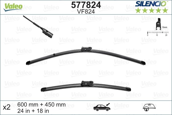 Torkarblad, Fram Valeo 577824 VALEO