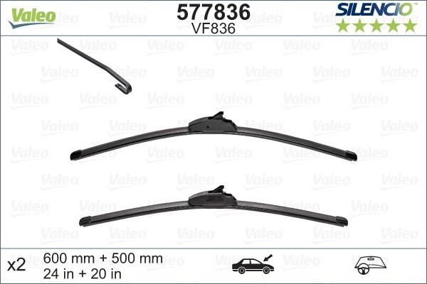 Torkarblad, Fram Valeo 577836 VALEO