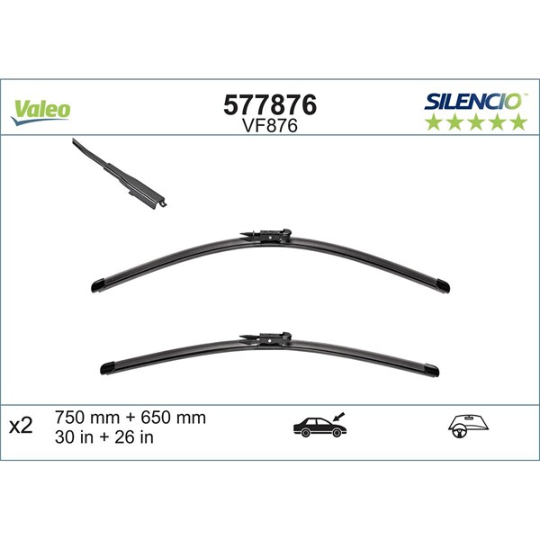 Torkarblad, Fram Valeo 577876 VALEO