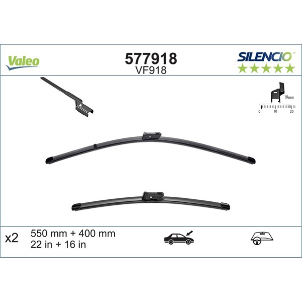 Torkarblad, Fram Valeo 577918 VALEO