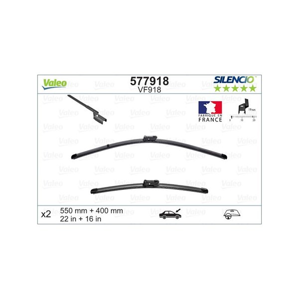 Torkarblad, Fram Valeo 577918 VALEO
