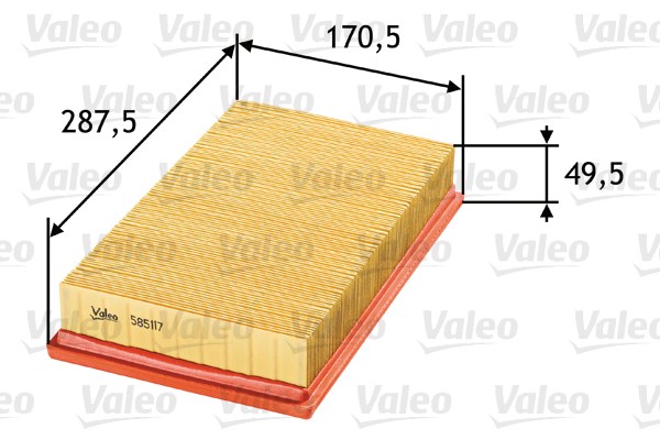 Luftfilter Valeo 585117 VALEO