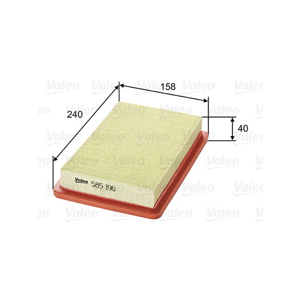 Luftfilter Valeo 585196 VALEO Luftfilter Valeo 585196 VALEO