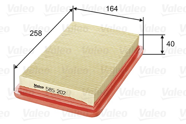 Luftfilter Valeo 585202 VALEO