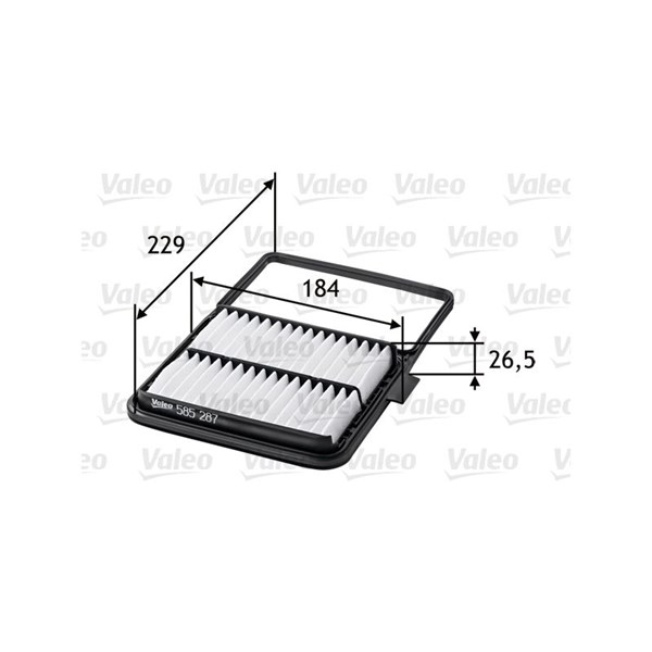 Luftfilter Valeo 585287 VALEO