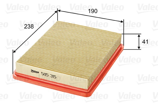 Luftfilter Valeo 585315 VALEO