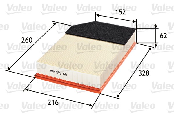 Luftfilter Valeo 585320 VALEO