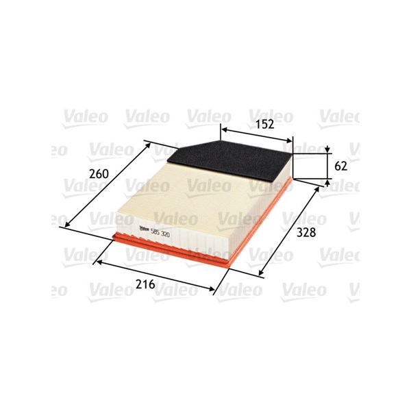 Luftfilter Valeo 585320 VALEO