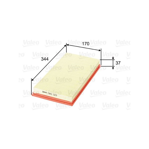 Luftfilter Valeo 585322 VALEO
