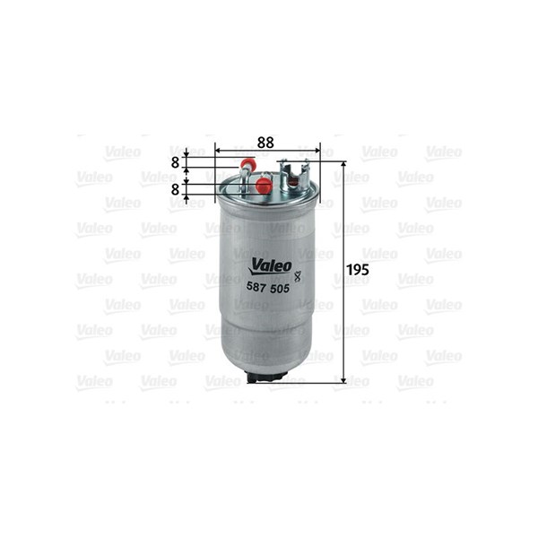 Bränslefilter Valeo 587505 VALEO