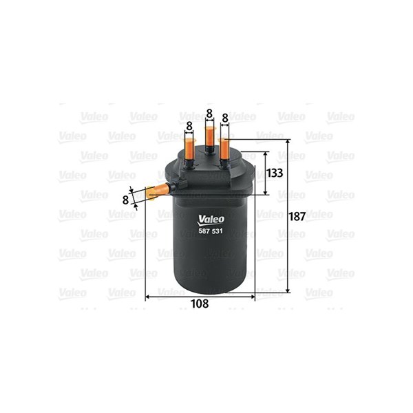 Bränslefilter Valeo 587531 VALEO