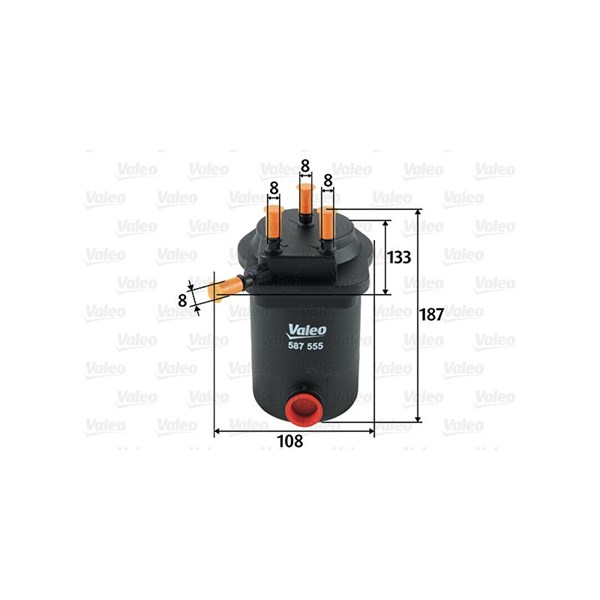 Bränslefilter Valeo 587555 VALEO