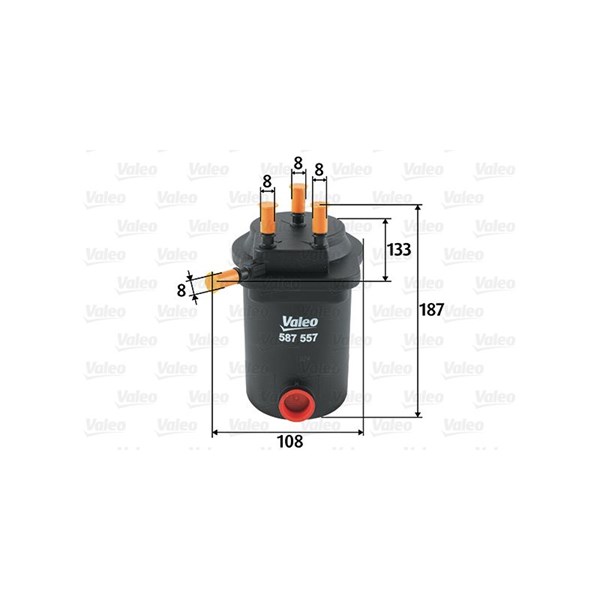 Bränslefilter Valeo 587557 VALEO