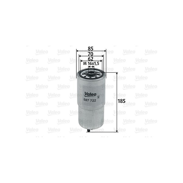 Bränslefilter Valeo 587722 VALEO