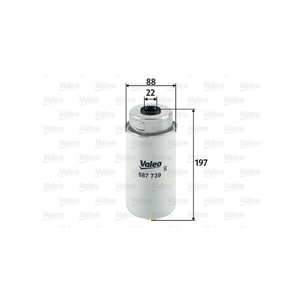 Bränslefilter Valeo 587739 VALEO