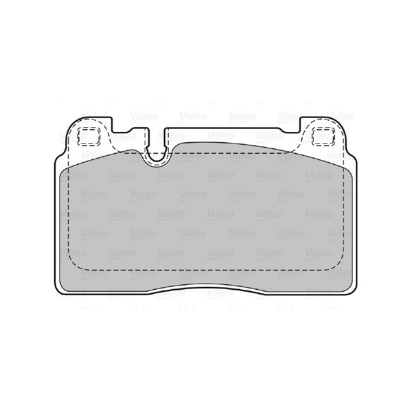 Bromsbeläggsats, Framaxel Valeo 601467 VALEO